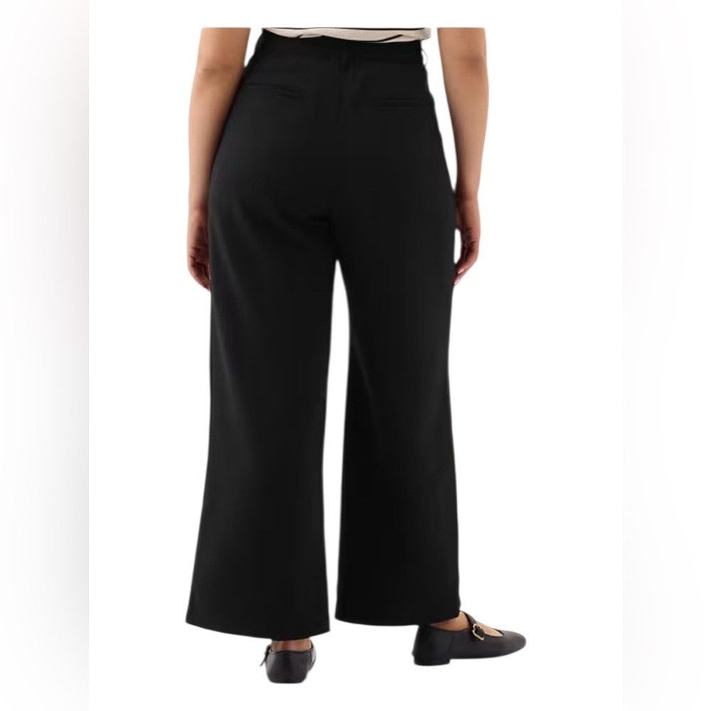 GAP - NWT - Black Wide-Leg High-Rise Easy Trousers - Picture 6 of 9